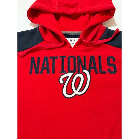 Washington Nationals MLB Fanatics Red Hoodie Baseball Mens Size Medium (39) - Picture 3 of 11
